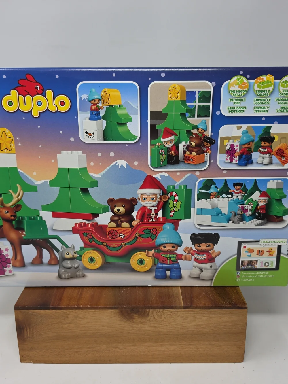 Lego Duplo Santa Sleigh Set - Red, Green & Yellow